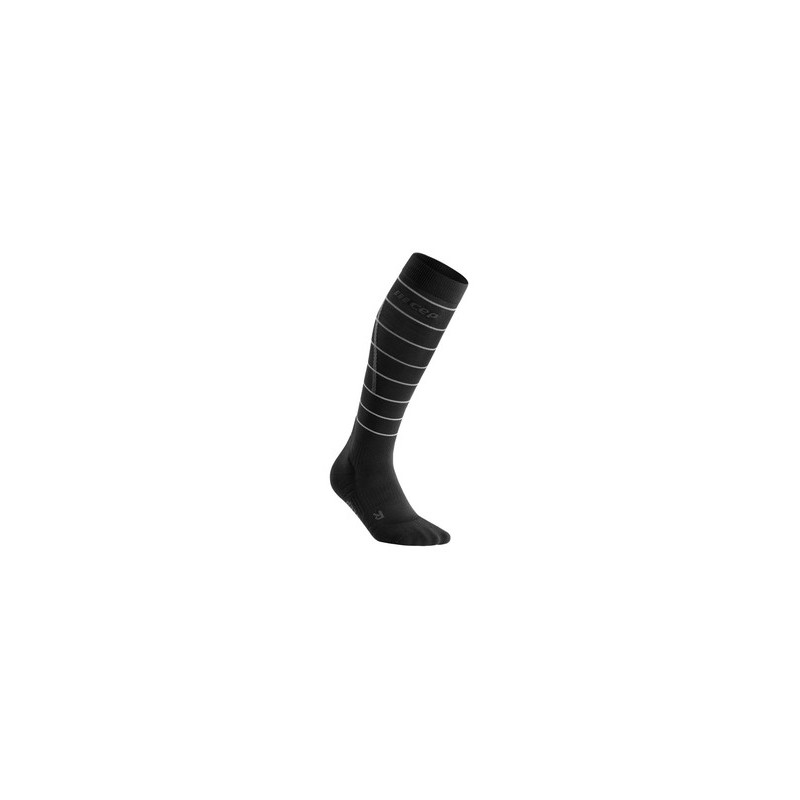 Chaussettes hautes de sport trail running CEP reflective socks