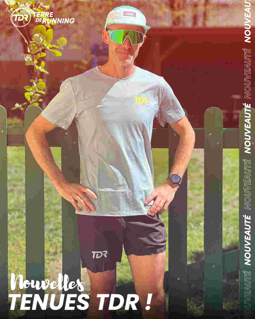 Maillot manches courtes HOMME pour le sport trail running TDR T-shirt MC  MOVE 2023
